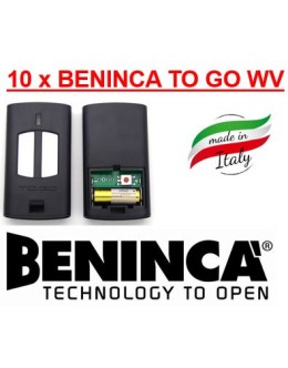10 x BENINCA TO GO WV