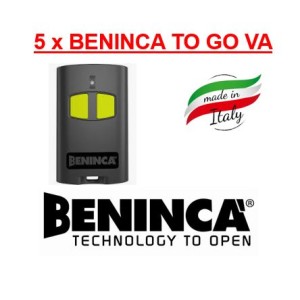 5 x Beninca TO GO 2VA Gate Remote Control in UAE 