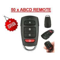 50 x ABCD Remotes 