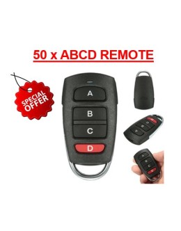 50 x ABCD Remotes 